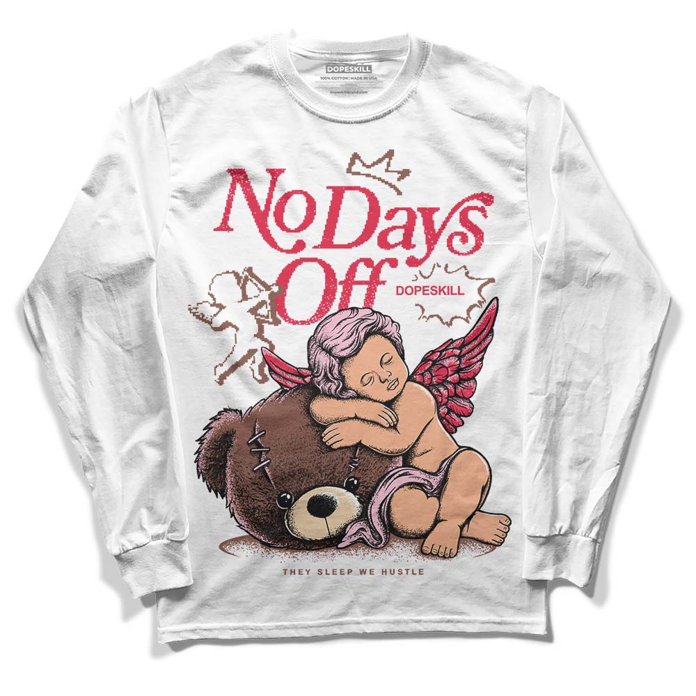 Dunk Low PRM Bacon DopeSkill Long Sleeve T-Shirt New No Days Off Graphic Streetwear - White