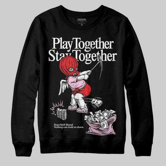 Awake NY x Air Jordan 5 Arctic Pink DopeSkill Sweatshirt Play together, Stay together Graphic Streetwear - Black
