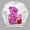 Dunk Low GS “Active Fuchsia” DopeSkill Long Sleeve T-Shirt Broken Heart Graphic Streetwear - White