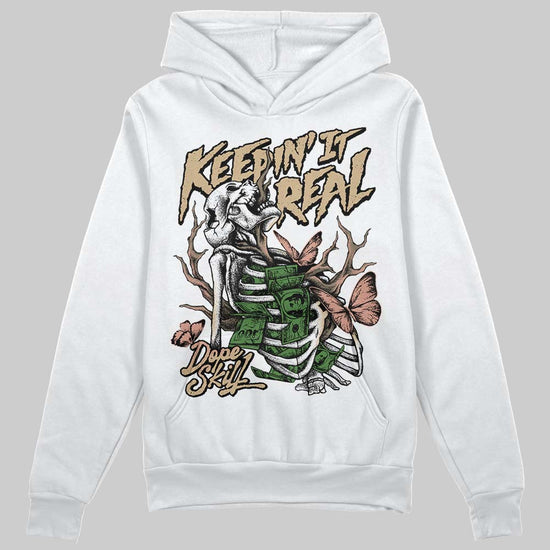 TAN Sneakers DopeSkill Hoodie Sweatshirt Keepin' It Real Graphic Streetwear - White