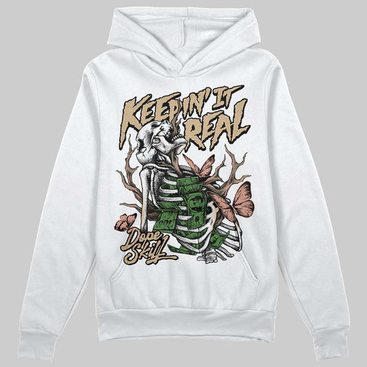 TAN Sneakers DopeSkill Hoodie Sweatshirt Keepin' It Real Graphic Streetwear - White