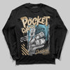 Jordan 11 City Pack “H-Town” DopeSkill Long Sleeve T-Shirt Pocket Change Graphic Streetwear - BlaCK