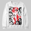 Red Sneakers DopeSkill Sweatshirt Built Different Graphic Streetwear - White