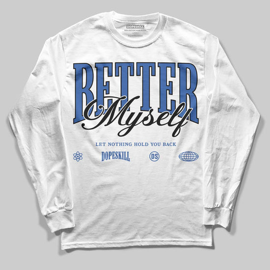 Jordan 1 Low Travis Scott x Fragment DopeSkill Long Sleeve T-Shirt Better Myself Graphic Streetwear - White 