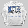 Jordan 1 Low Travis Scott x Fragment DopeSkill Long Sleeve T-Shirt Better Myself Graphic Streetwear - White 