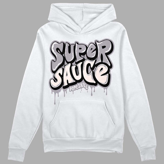 Jordan 2 Cement Grey DopeSkill Hoodie Sweatshirt Super Sauce Graphic Streetwear - White