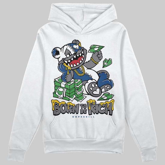 Jordan 9 Retro 'Flint Grey' 2026 DopeSkill Hoodie Sweatshirt Born To Be Rich Graphic Streetwear - White 