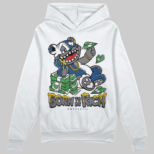 Jordan 9 Retro 'Flint Grey' 2026 DopeSkill Hoodie Sweatshirt Born To Be Rich Graphic Streetwear - White 