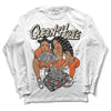 Jordan 3 Georgia Peach DopeSkill Long Sleeve T-Shirt Queen Of Hustle Graphic Streetwear - White