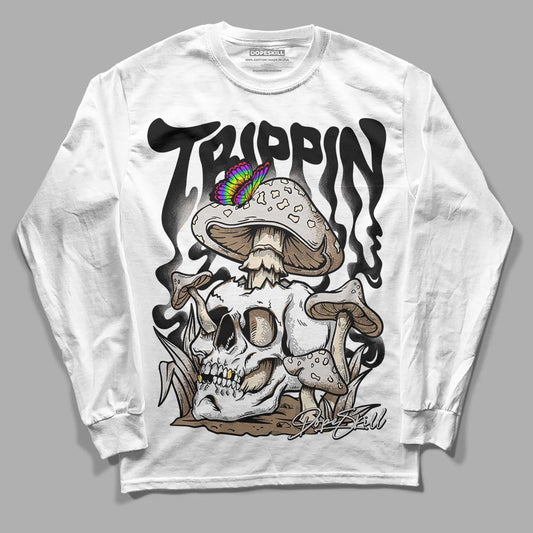 Jordan 5 SE “Sail” DopeSkill Long Sleeve T-Shirt Trippin Graphic Streetwear - White