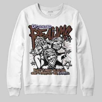 Harris Tweed x Wmns Dunk Low 'Sesame' DopeSkill Sweatshirt Distorted Realms Graphic Streetwear - White