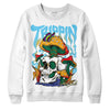 Jordan 1 Mid GS 'Six Championships' DopeSkill Sweatshirt Trippin Graphic Streetwear - White