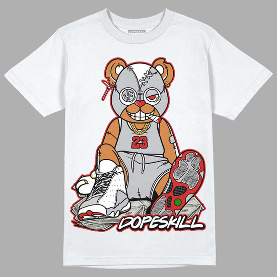 Jordan 13 “Wolf Grey” DopeSkill T-Shirt Greatest Graphic Streetwear - White