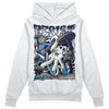 Jordan Spiz’ike Low “White/Obsidian” DopeSkill Hoodie Sweatshirt Resist Graphic Streetwear - White