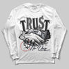 Jordan 4 “Bred Reimagined” DopeSkill Long Sleeve T-Shirt Trust No One Graphic Streetwear - White