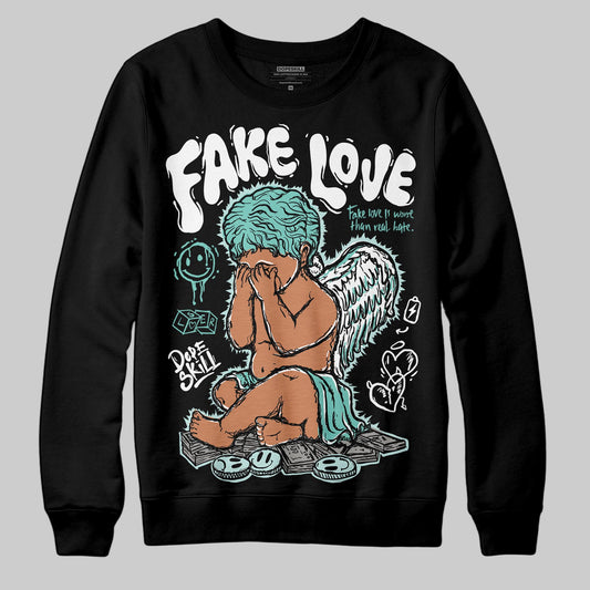 Jordan 11 Low "Igloo" DopeSkill Sweatshirt False Love Graphic Streetwear - Black