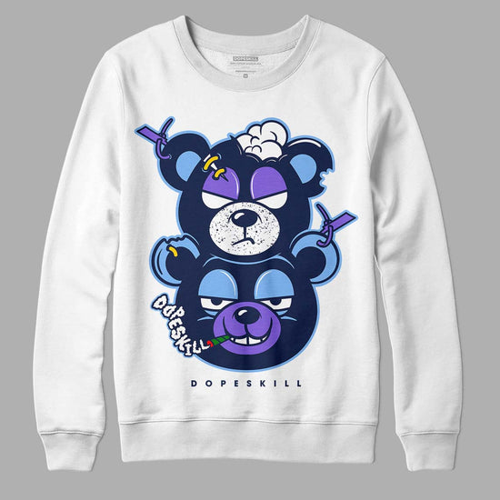 Jordan 5 SE “Georgetown” DopeSkill Sweatshirt New Double Bear Graphic Streetwear