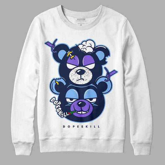 Jordan 5 SE “Georgetown” DopeSkill Sweatshirt New Double Bear Graphic Streetwear