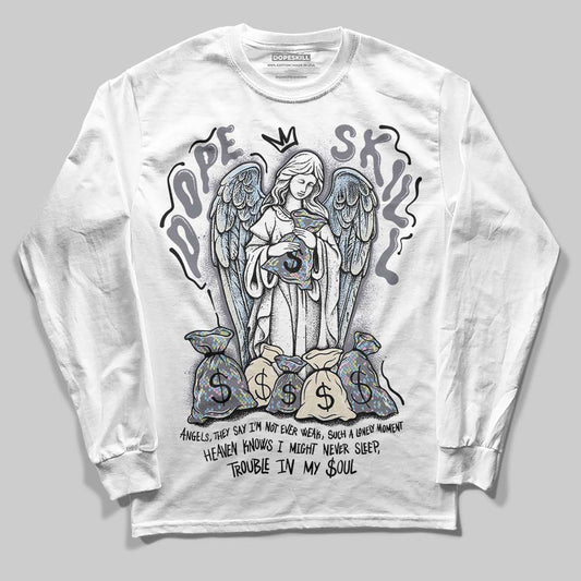 Jordan 11 Low CNY “Year of the Snake” DopeSkill Long Sleeve T-Shirt Angels Graphic Streetwear - White