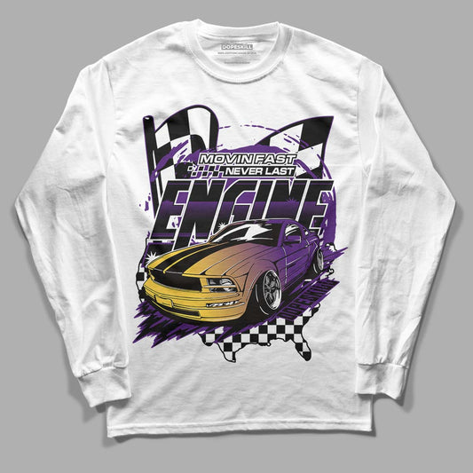 Jordan 12 “Field Purple” DopeSkill Long Sleeve T-Shirt ENGINE Tshirt Graphic Streetwear - White