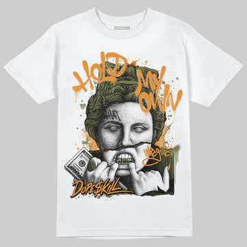 Olive Sneakers DopeSkill T-Shirt Hold My Own Graphic Streetwear - White