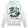 Green Sneakers DopeSkill Hoodie Sweatshirt Trust No One Graphic Streetwear - White 