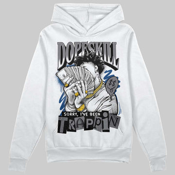 Jordan 9 Retro 'Flint Grey' 2026 DopeSkill Hoodie Sweatshirt Sorry I've Been Trappin Graphic Streetwear - White 