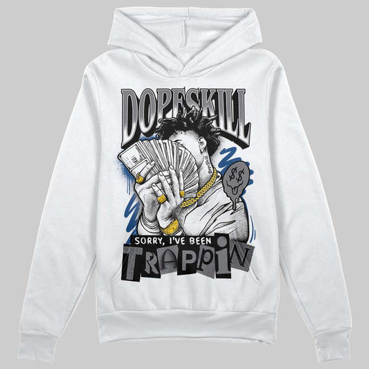Jordan 9 Retro 'Flint Grey' 2026 DopeSkill Hoodie Sweatshirt Sorry I've Been Trappin Graphic Streetwear - White 
