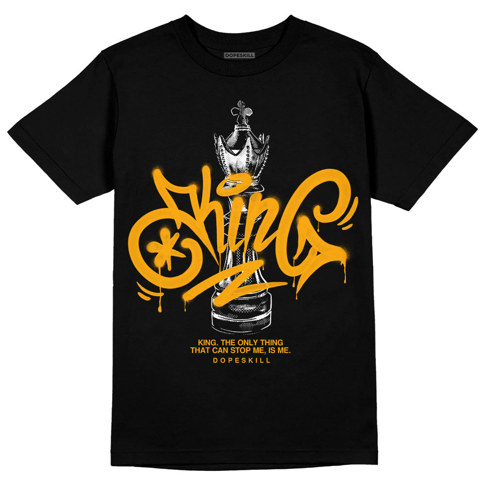 Jordan 12 Retro Black Taxi DopeSkill T-Shirt King Chess Graphic Streetwear - black