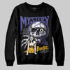 Jordan 4 Retro Lakers DopeSkill Sweatshirt Mystery Ghostly Grasp Graphic Streetwear - Black