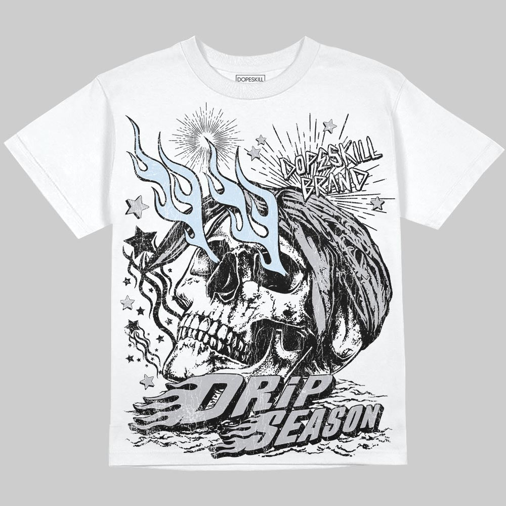 Jordan 11 Retro Low Cement Grey DopeSkill Oversize Print T-Shirt Drip Season Graphic Streetwear