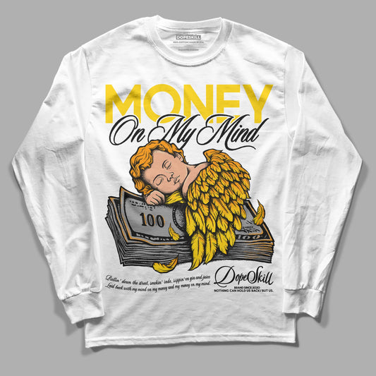 Jordan 6 “Yellow Ochre” DopeSkill Long Sleeve T-Shirt MOMM Graphic Streetwear - White