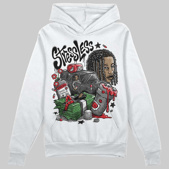 Jordan 10 Retro Shadow (2025) DopeSkill Hoodie Sweatshirt Stressless Graphic Streetwear - White