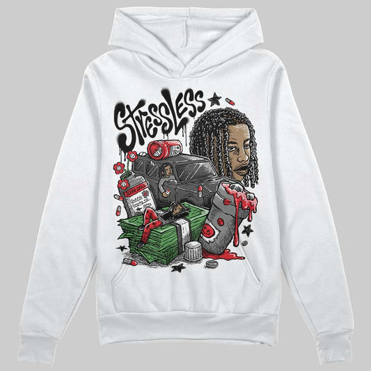 Jordan 10 Retro Shadow (2025) DopeSkill Hoodie Sweatshirt Stressless Graphic Streetwear - White