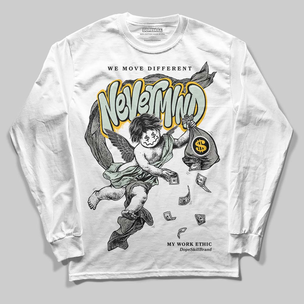 Jordan 1 Retro Low OG Year of the Snake (2025) DopeSkill Long Sleeve T-Shirt Nevermind Graphic Streetwear - WHite