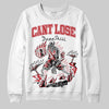 Jordan 5 Retro Fire Red Black Tongue (2025) DopeSkill Sweatshirt Cant Lose Graphic Streetwear - White