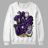 Jordan 12 “Field Purple” DopeSkill Sweatshirt No Days Off Graphic Streetwear - White