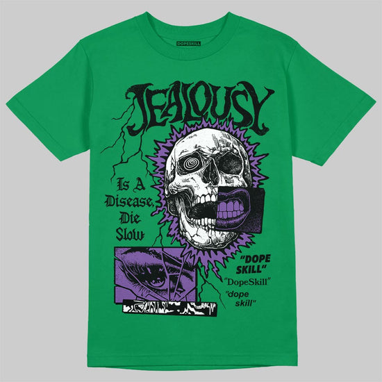 Green Sneakers DopeSkill T-Shirt Jealousy Graphic Streetwear - Irish Green