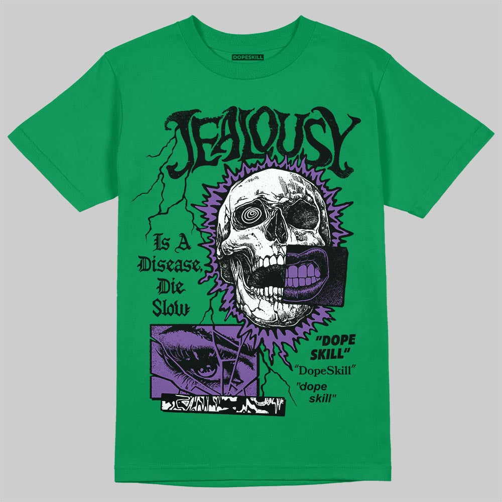 Green Sneakers DopeSkill T-Shirt Jealousy Graphic Streetwear - Irish Green