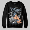 Jordan 40 “Blue Suede” DopeSkill Sweatshirt New No Days Off Graphic Streetwear - Black