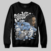 Jordan 4 WMNS 'Forget Me Not' DopeSkill Sweatshirt Stressless Graphic Streetwear - Black