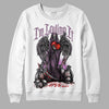 Jordan 2 “Mauve/Off-Noir” DopeSkill Sweatshirt New I'm Loving It Graphic Streetwear - White 