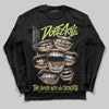 Chase B x Travis Scott x Jordan Jumpman Jack DopeSkill Long Sleeve T-Shirt The Mouth With No Droughts Graphic Streetwear - Black
