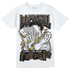 Jordan 1 Retro High OG Palomino DopeSkill T-Shirt Sorry I've Been Trappin Graphic Streetwear - White