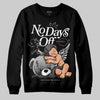 Jordan 4 Retro Cave Stone DopeSkill Sweatshirt New No Days Off Graphic Streetwear - Black