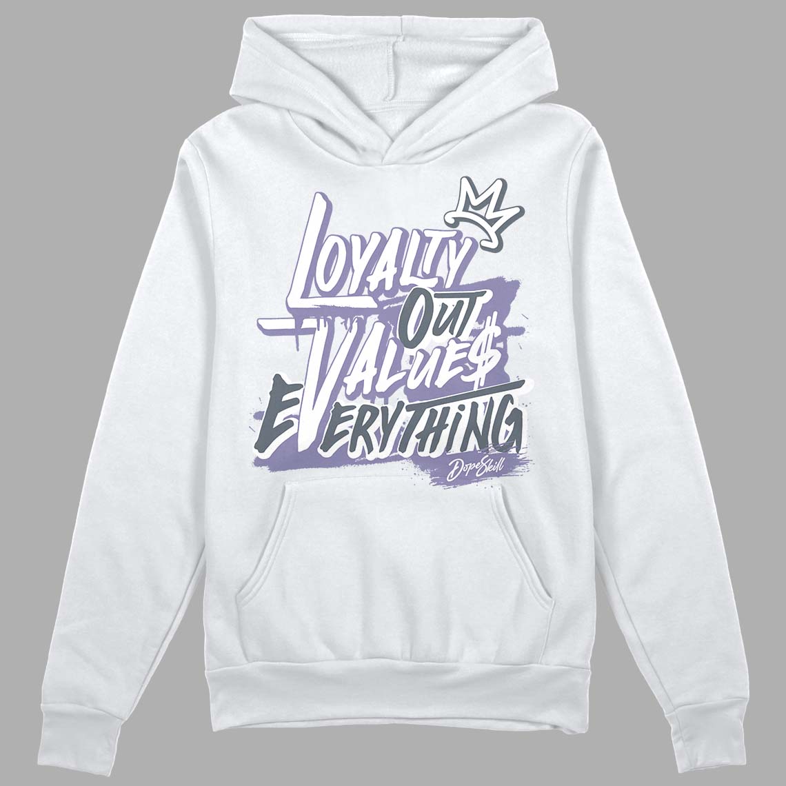 Jordan 5 Retro Low Indigo Haze DopeSkill Hoodie Sweatshirt LOVE Graphic Streetwear - White