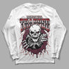 Jordan 5 Retro Burgundy (2023) DopeSkill Long Sleeve T-Shirt Trapped Halloween Graphic Streetwear - White