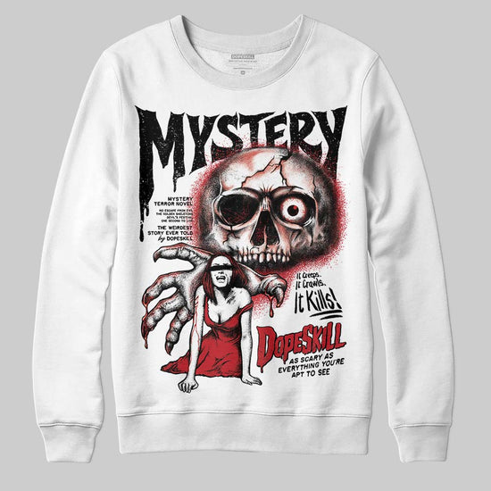 Jordan 1 Low OG "Chicago" DopeSkill Sweatshirt Mystery Ghostly Grasp Graphic Streetwear - White