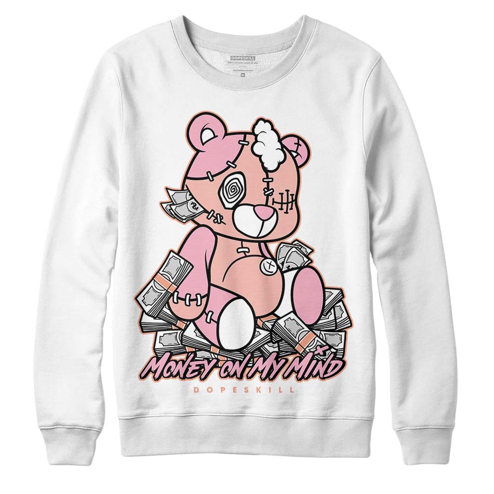 Jordan 11 Low “Legend Pink” DopeSkill Sweatshirt MOMM Bear Graphic Streetwear - White