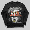 Grey Sneakers DopeSkill Long Sleeve T-Shirt No Rules Graphic Streetwear - black
